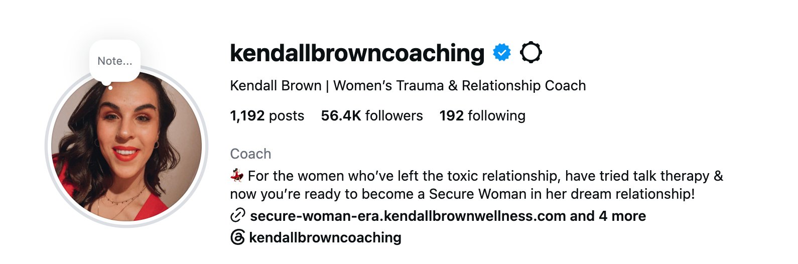 @kendallbrowncoaching on Instagram